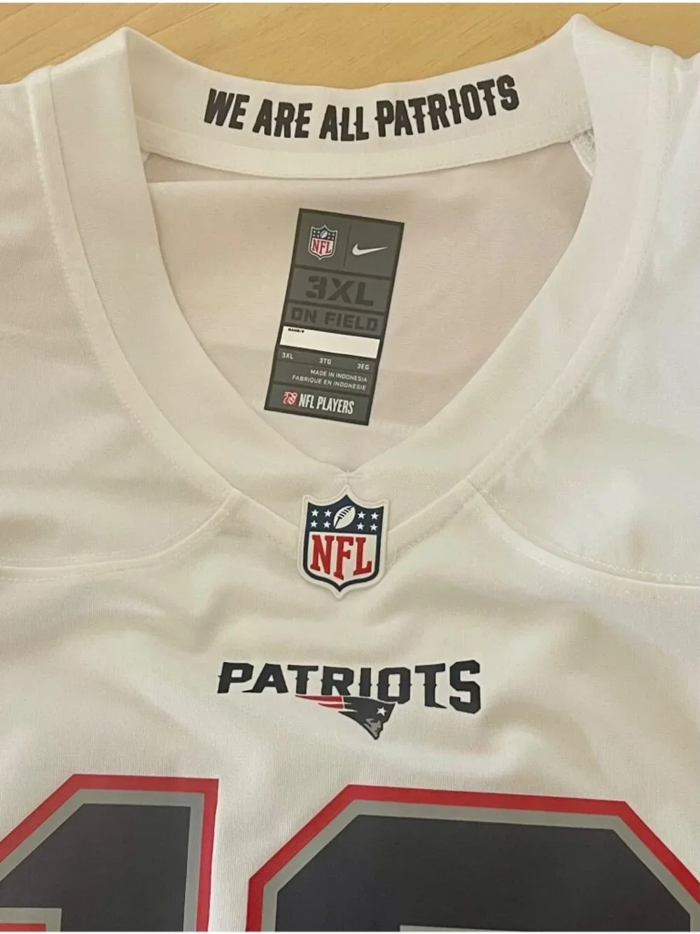 Nike NFL New England Patriots Mac Jones #10 On-Field Football Jersey - Men’s 3XL